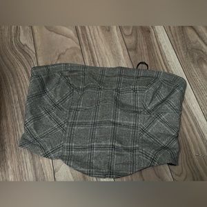 Free People Plaid Tube Tank